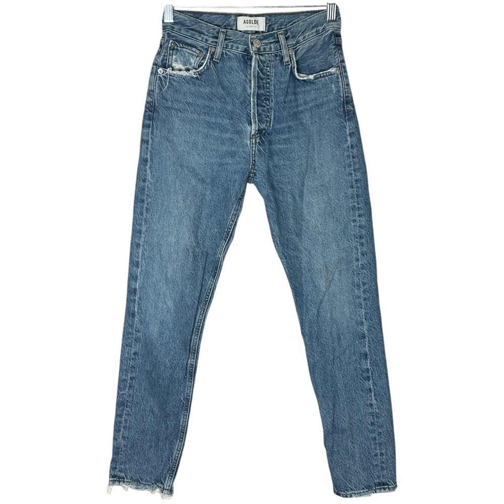 Agolde Jamie High Rise Classic Jeans Blithe Size 23